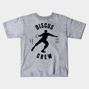 Mens Athletics Discus Crew  Athlete Gift Kids T-Shirt